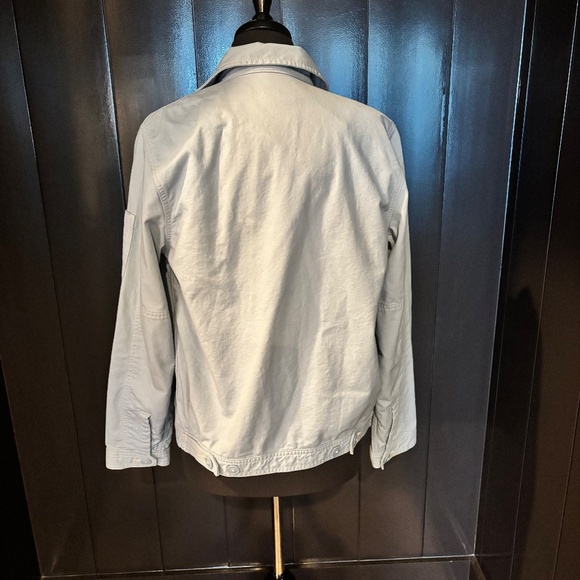 Dickies Women’s Eisenhower Jacket Light Blue Workwear Zip Front X small - Picture 3 of 10